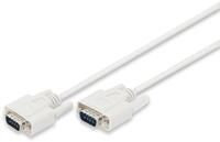 DIGITUS Serielles Anschluss-Kabel - D-Sub 9 zu D-Sub 9 - Stecker zu Stecker -...