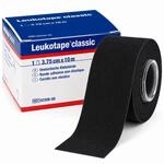 Leukotape Classic 3,75cm x 10m schwarz, Sporttape unelastisch, Tapeverband