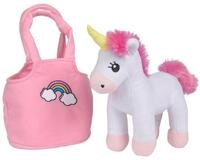 Simba 105560064 - Steffi Love Girls Pl&uuml;sch Einhorn mit Tasche, mit Klettverschluss,