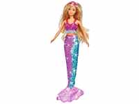 Simba 105733330 - Steffi Love Swap Mermaid, Spielpuppe als Meerjungfrau mit toller