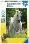 Ravensburger Puzzle Wei&szlig;e Stute - 100 XXL Teile Puzzle ab 6 Jahre | 100 XXL Teile