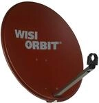 WISI Orbit Line Satelliten Offset-Antenne OA36I in Rotbraun &ndash; 60cm Reflektor mit