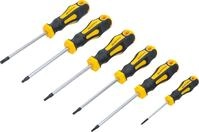 BGS Diy 35826 | Schraubendreher-Satz | T-Profil (f&uuml;r Torx) T10-T30 | 6-tlg. 