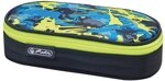 Herlitz Faulenzer Etui airgo Federm&auml;ppchen, 22 cm, Camouflage lemon