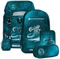 Beckmann Classic Schoolbag Set 6-teilig 22L Ninja Master