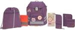 L&Auml;SSIG 7-teiliges Schulranzen Set Kinder/School Set Flexy Unique Lila/Violett