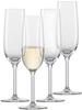 SCHOTT ZWIESEL Sektglas For You (4er-Set), elegante Champagner Gläser mit