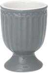GreenGate Eierbecher Alice Grau 6,5 cm Keramik Everyday Geschirr Stone Grey