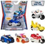PAW PATROL True Metal - 1 Metallfahrzeug zum Sammeln - Moto Pups Motorr&auml;der und