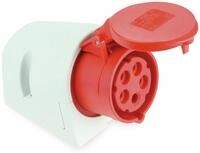 as - Schwabe CEE Steckdose Aufputz - 400 V, 32 A, 5-polig - IP44-60432 | CEE