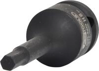 KS Tools 911.0926 1/2" Kraft-Bit-Stecknuss Innensechskant, 6mm, Farbig,