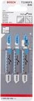 Bosch 3x Stichs&auml;geblatt T 118 GFS Basic for Inox (f&uuml;r Edelstahlbleche, Professional