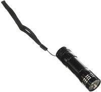 Hama Basic LED Taschenlampe Unisex - Erwachsene, schwarz, 9 x 2.5 cm