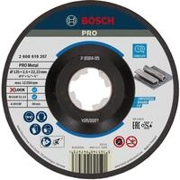 Bosch PRO Metal X-Lock Trennscheibe, 125 x 2.5 x 22.23 mm, gekr&ouml;pft, oSa | f&uuml;r