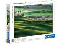 Clementoni 35098 Hügellandschaft in der Toskana – Puzzle 500 Teile,