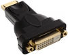 InLine 17199J DisplayPort Adapter, DisplayPort Stecker auf DVI-D 24+1 Buchse schwarz