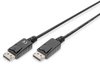 DIGITUS DisplayPort Anschlusskabel, DP St/St, 2,0m, m/Verriegelung, DP, 1.1a conform