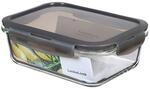 LocknLock OVEN GLASS Frischhaltedosen Glas mit Deckel | 1,0 L | 200 x 152 x 74 mm 