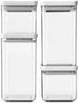 Brabantia 122569 Vorratsdose, Light Grau, 0, 7 l + 1, 6 l