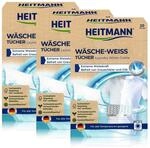 HEITMANN W&auml;sche Wei&szlig; T&uuml;cher: F&uuml;r ein extrem kraftvolles Wei&szlig;, 3er Pack, 20