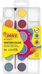 Jovi Wasserfarbkasten, 12 Wasserfarben mit Pinsel und Mischpalette | Malkasten...