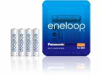 Panasonic eneloop, Ready-to-Use NI-MH Akku, AAA Micro, 4er Pack, Storage Case,...