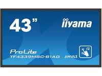iiyama ProLite TF4339MSC-B1AG 108cm 43" AMVA3 LED-Monitor Full-HD Open Frame 12...
