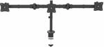 StarTech Dreifach Monitorarm bis 27 Zoll, 8kg, VESA, Gelenkig (ARMTRIO) 