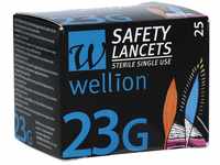 Wellion Safetylancets 23 G Sicherheitseinmallanz.