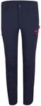 Trollkids Kids Kjerag Zip Off Pants 140, Navy/pink