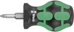 Wera '05008854001 355 PZ Stubby/Vergaserschraubendreher, PZ 2