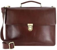 Leonhard Heyden Leder Aktentasche Businesstasche mit Laptopfach Cambridge...