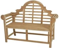 Teak Friesenbank Parkbank Gartenbank Holz Landhaus Bank Holzbank Garten Sitzbank