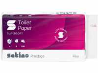 Satino Toilettenpapier 4lagig I Packung mit 8 extra weichen Klorollen WC-Papier...