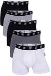 CR7 Herren Cotton Trunks Five Pack Boxershorts, Black/Grey/White, L,...