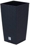 35 -Liter -Zeit Pot mit Einsatz 28,7 x 28,7 x 55 cm in Anthrazitfarbe