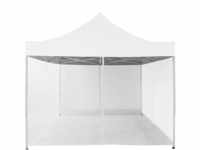 INSTENT® Moskitonetz für 3x3 Pavillon 12 m Farbwahl: schwarz oder weiß, 2X