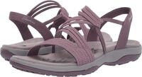 Skechers Damen Reggae Slim Skech Appeal Sandals, Plum Gore, 38 EU