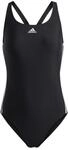 adidas Damen SH3.RO Classic 3-Streifen Badeanzug, Black/White, 44