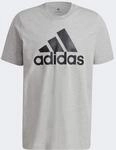 adidas Herren Essentials Big Logo Single Jersey Tee T-Shirt | Regul&auml;re...