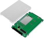 LogiLink AD0022 - Externes 2.5" SSD Geh&auml;use aus Aluminium f&uuml;r 4x microSD Karten -