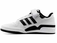 adidas Herren Forum Low Sneaker, FTWR White/FTWR White/core Black, 46 EU