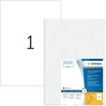 HERMA 9544 Wetterfeste Folienetiketten, 40 Blatt, 297 x 420 mm, 1 pro A3 Bogen, 40