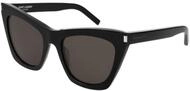 SAINT LAURENT Womens SL 214 KATE-001 55 Woman ACETAT Sunglasses,...