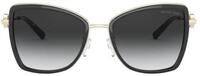Michael Kors Damen 0mk1067b Sonnenbrille, Black/Grey Shaded, One Size