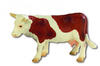 Bullyland 62609 - Spielfigur Kuh Fanny schwarz-weiß gefleckt, ca. 12,2 cm große