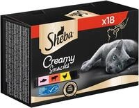 SHEBA Katzensnacks - 18x12g - 18 praktische Katzenleckerlis - in den Variet&auml;ten