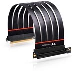 Thermaltake PCI Express Extender 90&deg; Black PCI-E 4.0 16X 30cm
