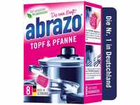 abrazo Topf & Pfanne | 8 Reinigungskissen für Töpfe, Grill & Backofen, Spülschwamm