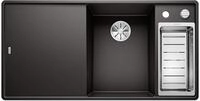 BLANCO AXIA III 6 S-F | Granitsp&uuml;le aus SILGRANIT schwarz | Einbauart: